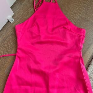 Pink Halter Dress